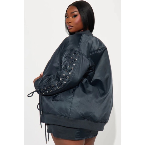 Roxxy Puffer Skirt Set - Charcoal NWT - Picture 8 of 9